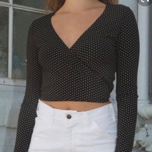 Brandy Melville Wrap Blouse